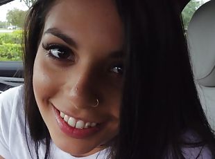 Yammy hispanic nasty teen Gina Valentina wanna see your dick right now!