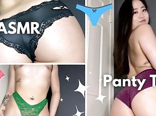 Thick Asian Panty Try-On and Ass Worship -ASMR
