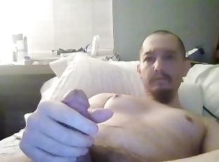 masturbação, orgasmo, amador, pénis-grande, webcam, sozinho, pénis