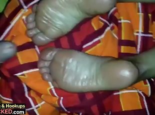 Cum on girlfriends feet soles compilation