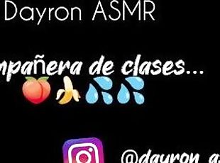 ASMR Audio Erótico - Fantasía con cachonda compañera de clases...