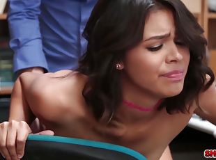 Arin A And Kat Arina In Petite Teen Shoplifts And Got Fucked