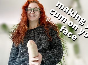 futa hottie surprises you with huge cock and pegs you to self facial - full video on Veggiebabyy Manyvids