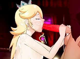 Rosalina give blowjob in a disco Soft then hard