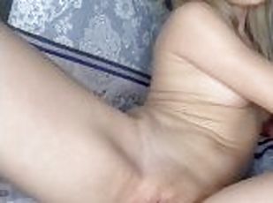 énorme, masturbation, orgasme, chatte-pussy, maigre, amateur, ados, doigtage, point-de-vue, blonde