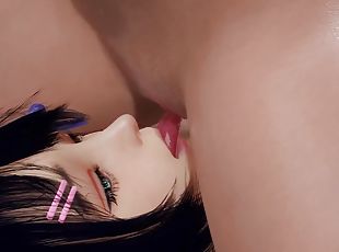 Close Up Facesitting : 3D Hentai