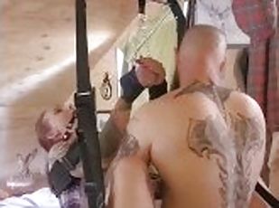 swingers, amador, mulher-madura, bdsm, fetiche, amordaçando, escravidão, tatuagem, áspero