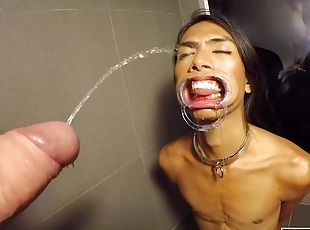 bañando, extremo, meando, transexual, delgada, mamada, hardcore, corrida-interna, facial, fetichista