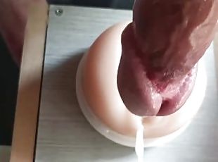 Watch me under my balls when i fuck my fleshlight