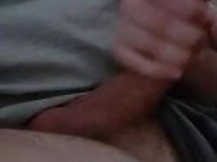 Thick white cock stroke preview