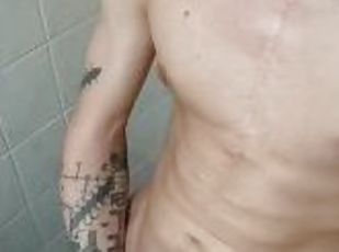 masturbation, orgasm, amatör, tonåring, leksak, smutsig, kåt, tatuering