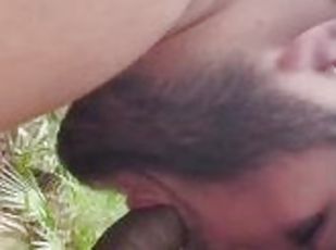 Gay Chub Sucks Dick In The Woods