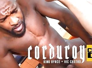 King Byrce breeds Vic's hairy hole hard with his throbbing big cock at Cutler's Den