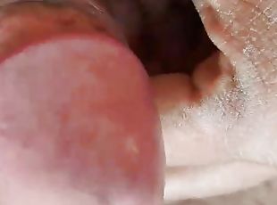 Hot closup cumshot