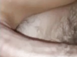 MMMMM Massive cock cums in my pussy close up