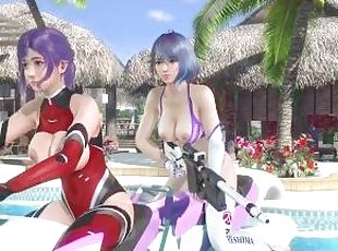 Dead or Alive Xtreme Venus Vacation Sayuri & Tamaki Dolphin Wave Collab Costume Nude Mod