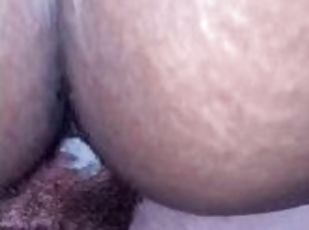 Creamy ebony pussy