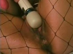 enorme, masturbación, orgasmo, squirting, amateur, juguete, hardcore, mamá, negra, rejilla