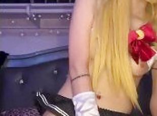 19 year old Only Fan Girl Sailor Moon Masturbating