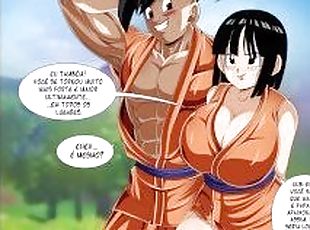 Pan neta Safadinha de Goku em Foda Interracial com Uub