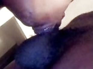 Ebony Bbw Sucking Dick So Exotic Exclusive Sloppy Toppy Sucking Bbc Big Black Dick