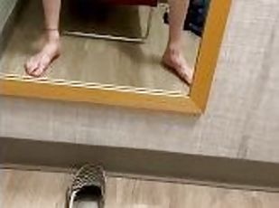 Quickie in Public Changing Room