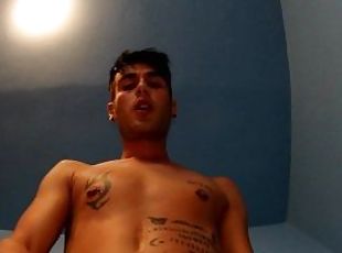 amateur, ejaculation-sur-le-corps, gay, point-de-vue, ejaculation, minet