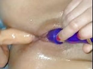 esposa, amateur, anal, maduro, madurita-caliente, latino, pareja, doble, español, tatuaje