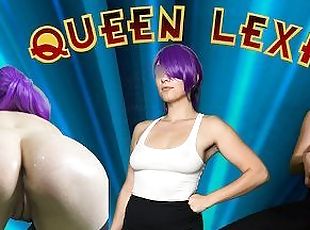 Leela Futurama Squirting on Bad Dragon Dildo - The Queen Lexi