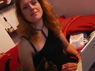 Hard anal gangbang for this French milf