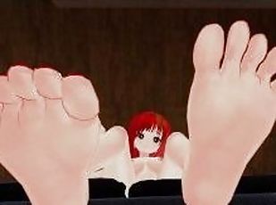 Anime Feet in your Face
