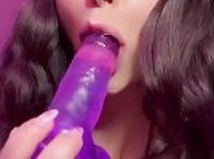 Baecon’s 1st Fuck Machine & Sloppy Dildo BJ