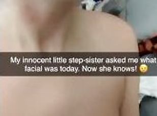 Loving Step-Bro Teaches New Step-Sis About Facials