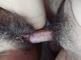 asian, berambut, tua, alat-kelamin-wanita, buatan-sendiri, ibu, merangsang-dengan-tangan, creampie, pasangan, merangkap