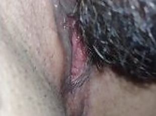 Close up pussy lick