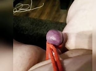 Fat sub tortures balls